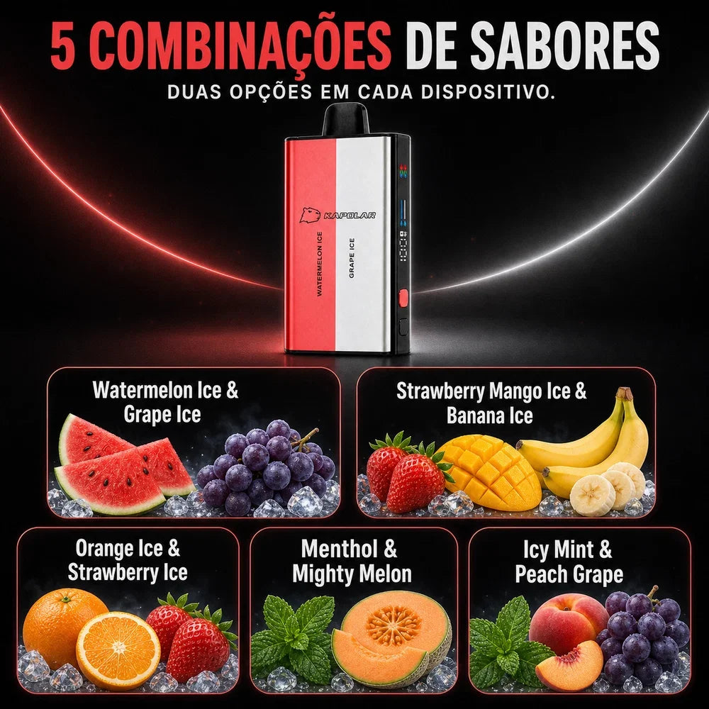 MIX V400 – Pod Descartável – 40.000 Puffs